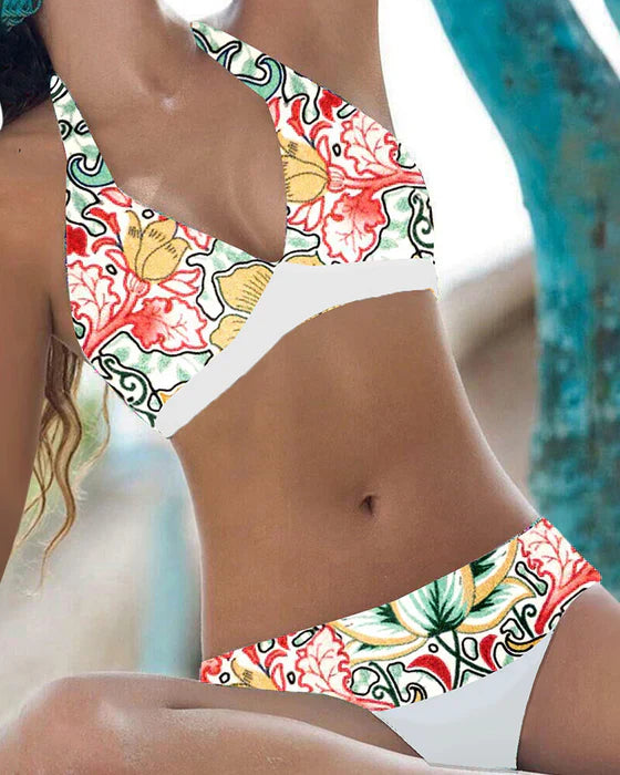 Playful Floral Bikini – Sienna