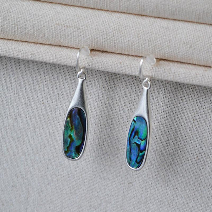 Pendientes de plata vintage multicolores - Adalyn