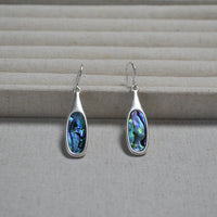Pendientes de plata vintage multicolores - Adalyn