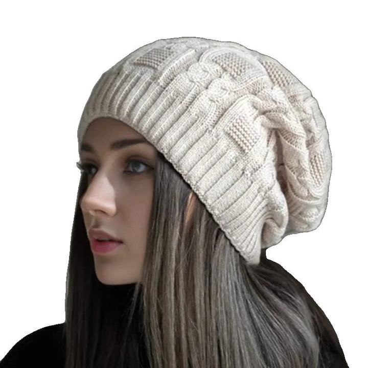Casual dame vinter beanie - Nina
