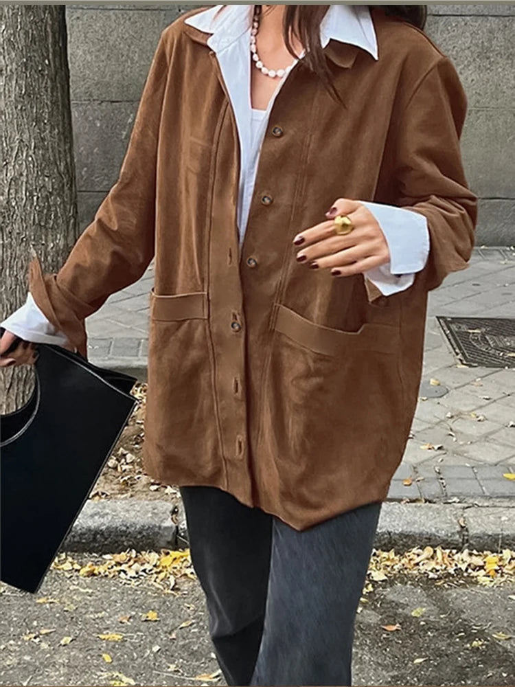 Trendy Wool Coat for Women - Anna