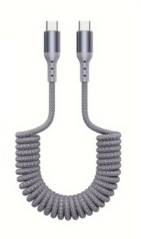 100W USB-C Spring Charging Cable with High-Speed Data Transfer – Buy 1, Get 1 FREE-G USB TO C-State of Style