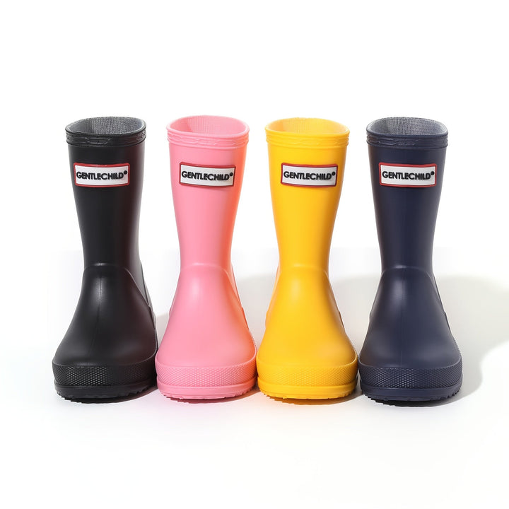 Children's rubber boots solid color and waterproof – Noah