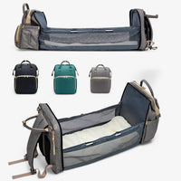Multifunctional Diaper Bag with Pull-Out Baby Bed – Noëlle