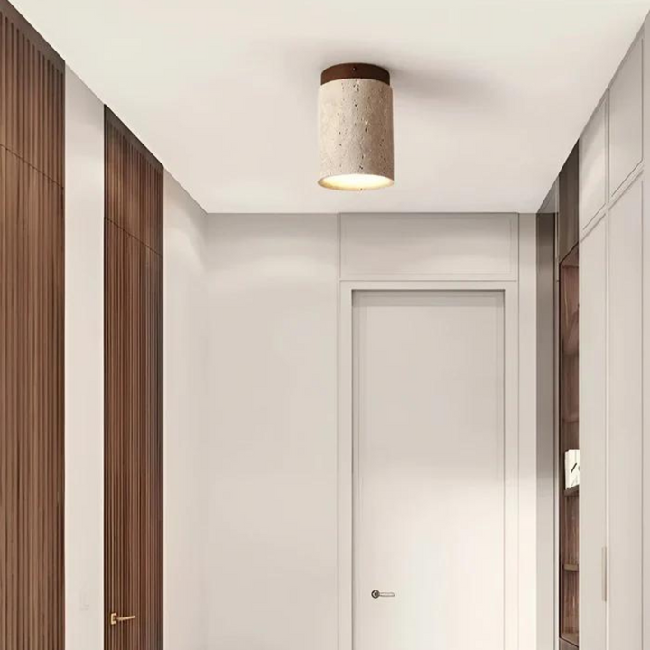 Trendy Runde Japanische Stil Deckenlampe - ZenLight