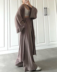 Casual Two-Piece Set for Women with Vest and Pants – Thalia