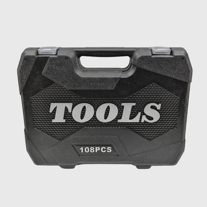 Juego de llaves de carraca de 108 piezas de cromo-vanadio – TorqueMaster