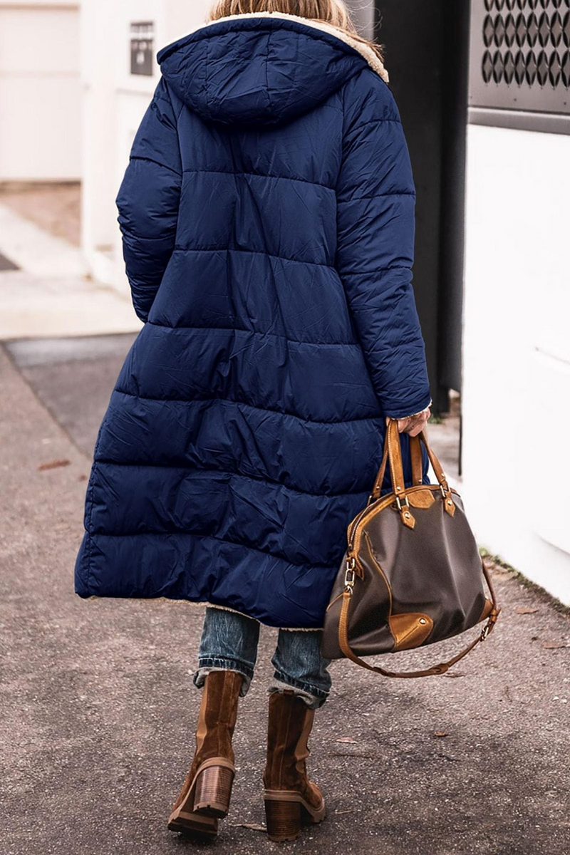 Trendy vendbar dame-vinterjakke – Sofia