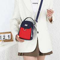 Bolso clásico de mujer con mucho espacio de almacenamiento - Celeste