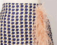 Conjunto de verano de gasa de dos piezas con cinturón y falda – Maurelle