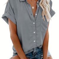 Grace collar blouse | Comfortable button closure