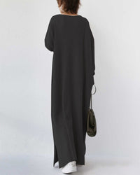Summer Maxi Dress made of Cotton-Linen Blend – Sorella
