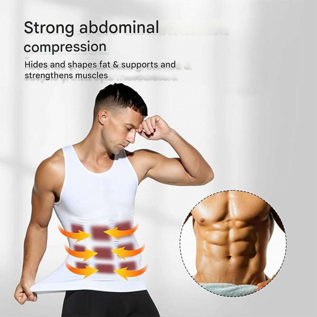 Corrective men's shirt with shaping effect – Noah
