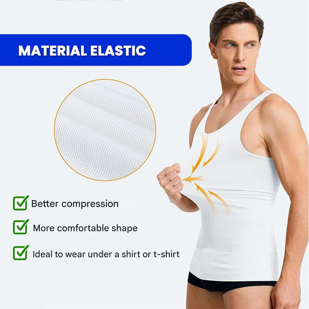 Corrective men's shirt with shaping effect – Noah