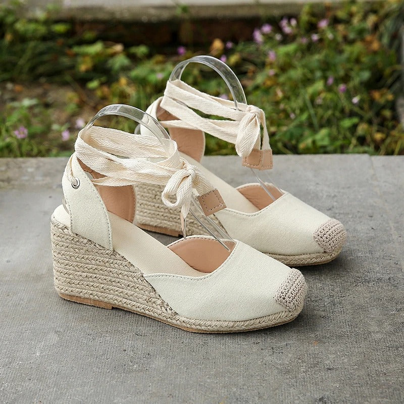 Stilfulde espadrille-sandaler til damer – Maribel