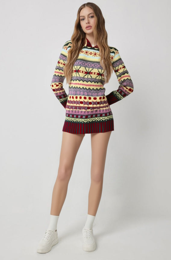 Damen Norwegerpullover – Solveiga Herbstzauber