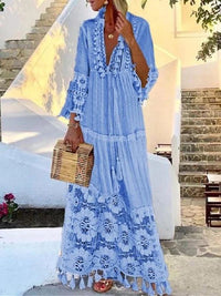 Stylish figure-hugging lace dress for women – Elina