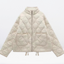 Damen Steppjacke mit Kordelzug & Reißverschluss – Lorena
