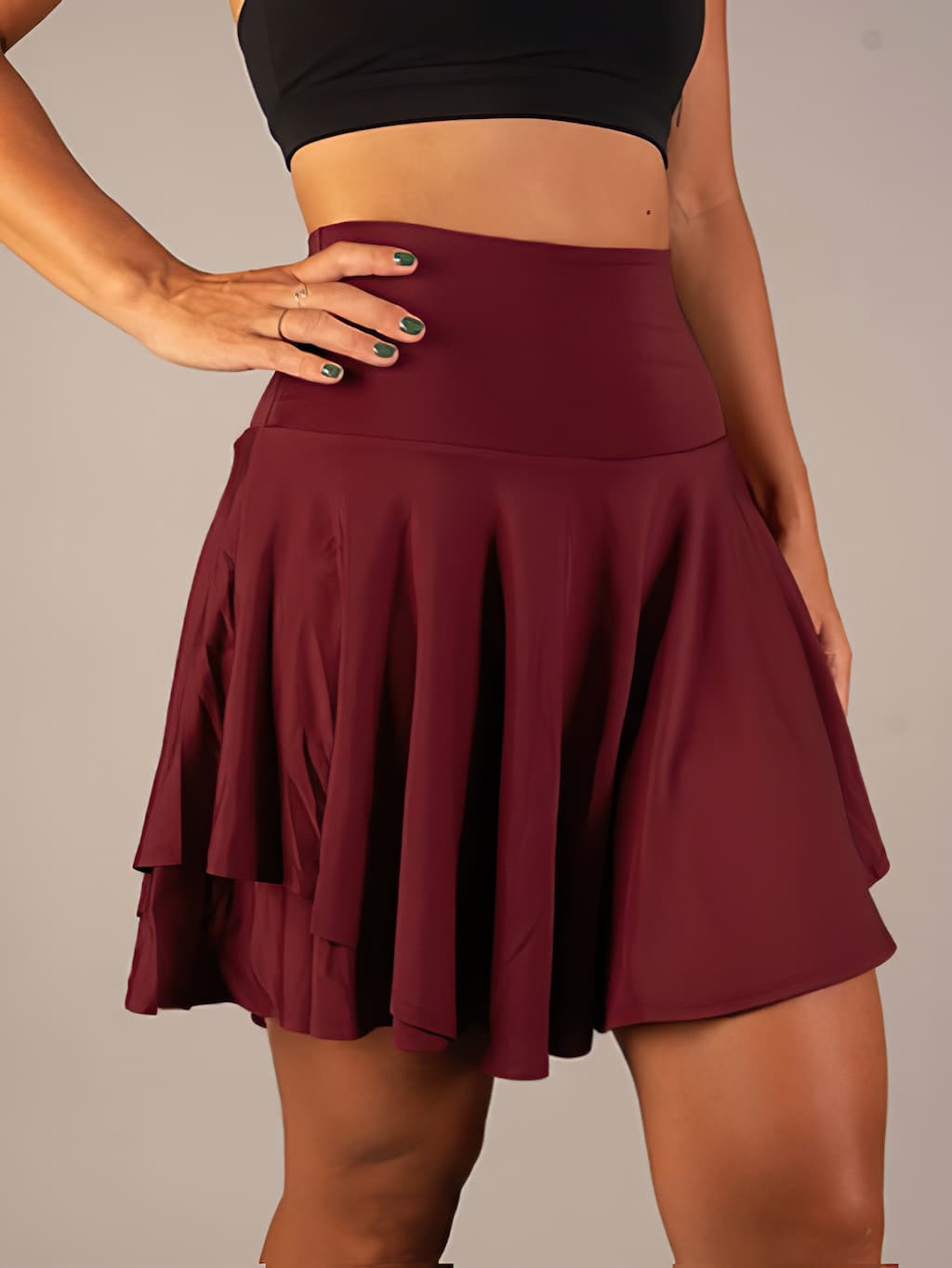 Sporty & Functional Women's Tennis Skirt with Shorts and Pockets – Maja