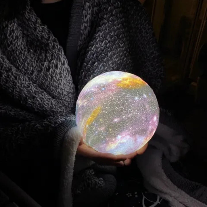 Natlampe med stjernehimmel og touch-kontrol - Orion