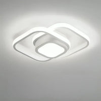 Modern LED ceiling light with double ring design – Twilight Rings