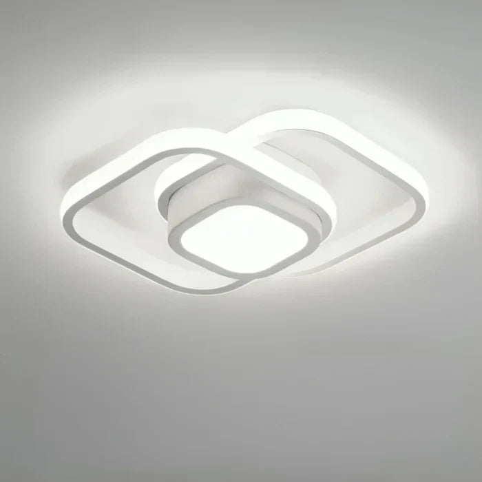 Modern LED ceiling light with double ring design – Twilight Rings