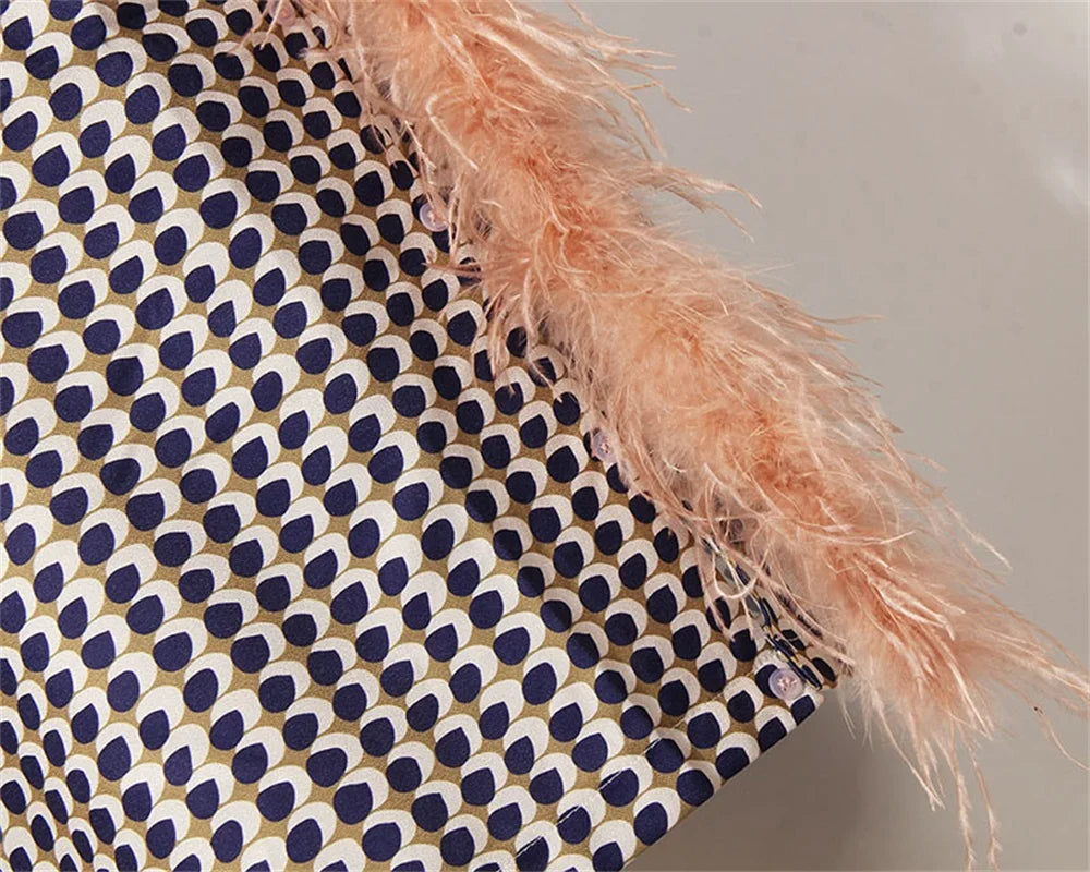 Conjunto de verano de gasa de dos piezas con cinturón y falda – Maurelle