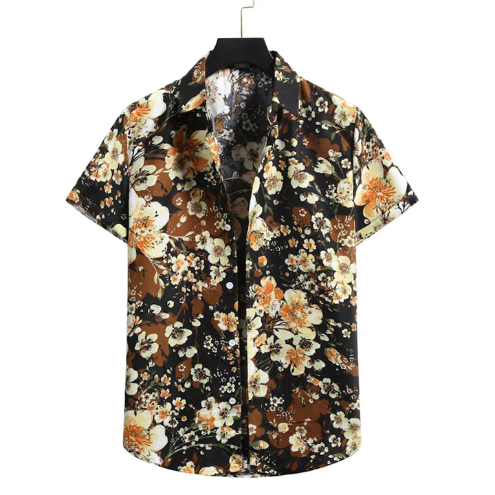 Leicht & Stylisch Tropenhemd mit Blumenmuster für Herren – Mateo