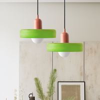 Lámpara colgante colorida estilo Bauhaus - StiloGlas
