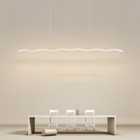 LED-pendellampe med moderne bølgelinje-design – WaveGlow