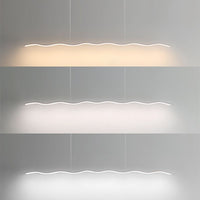 LED-pendellampe med moderne bølgelinje-design – WaveGlow