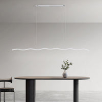 LED-pendellampe med moderne bølgelinje-design – WaveGlow