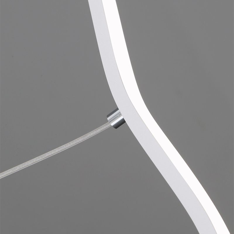 LED-pendellampe med moderne bølgelinje-design – WaveGlow