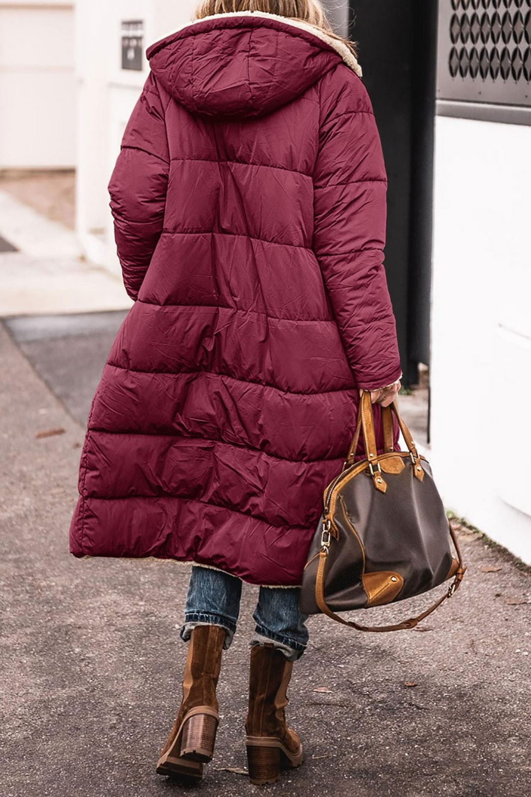 Trendy vendbar dame-vinterjakke – Sofia