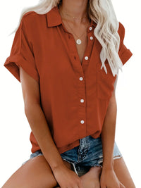 Grace collar blouse | Comfortable button closure