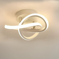 Modern LED ceiling light with double ring design – Twilight Rings