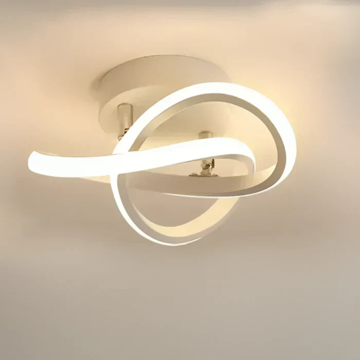 Modern LED ceiling light with double ring design – Twilight Rings