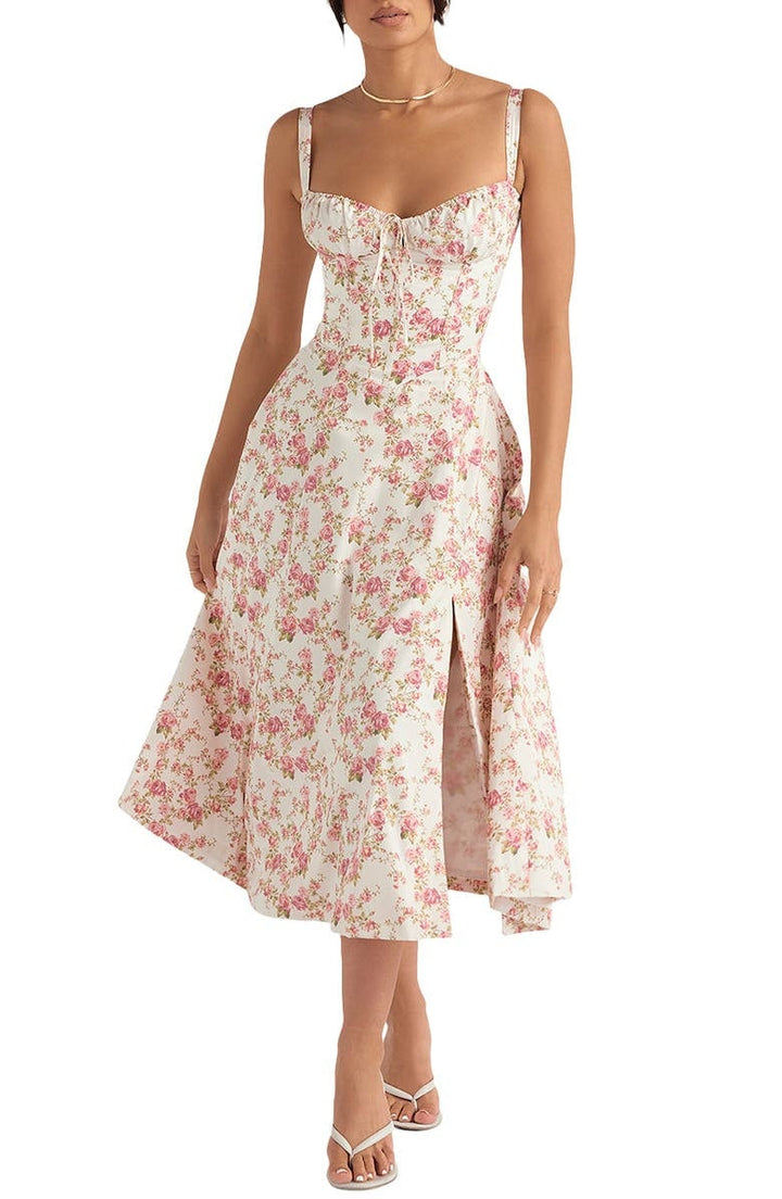 Büstier Sommerkleid mit Taillenkorrektor - Isabella