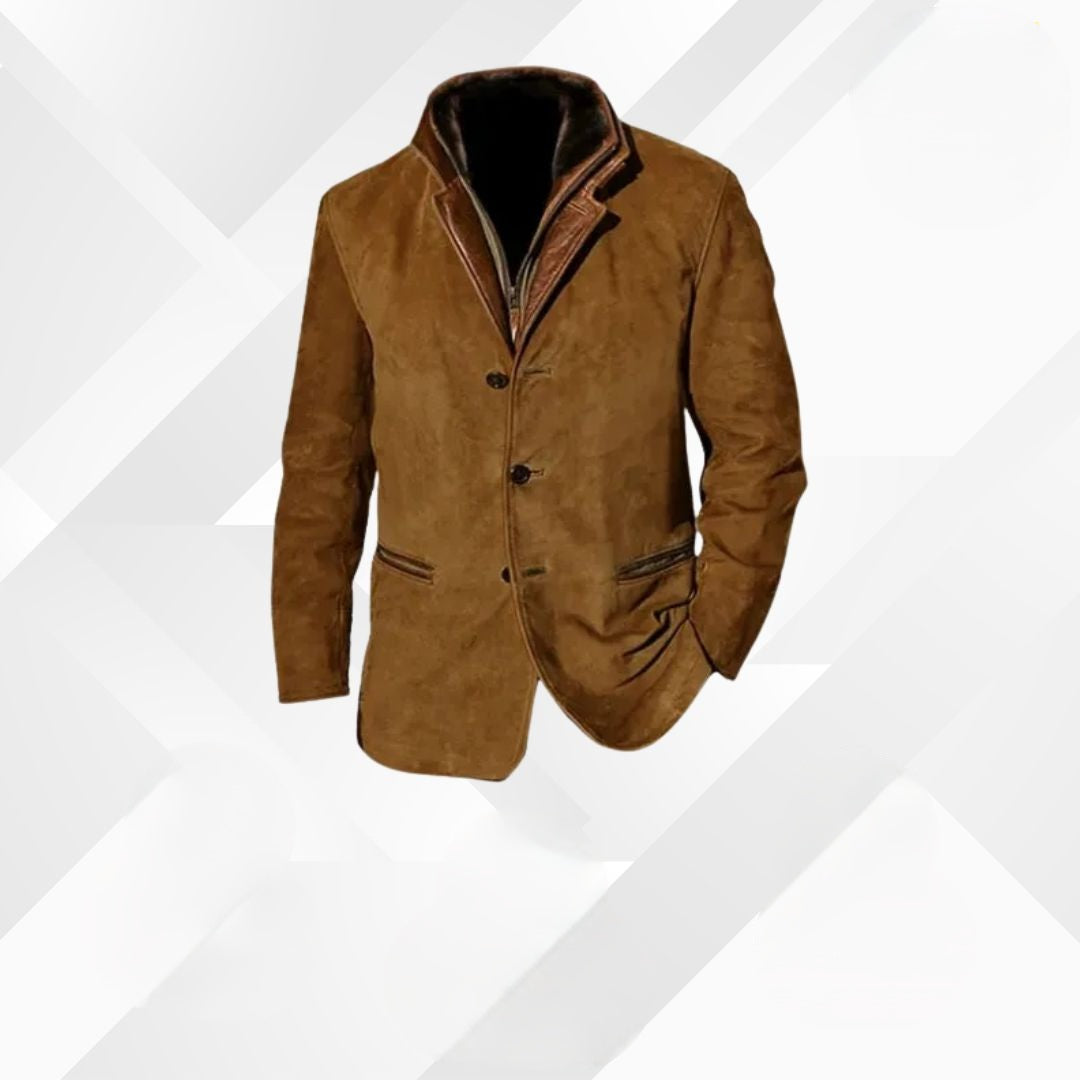 Men's Autumn Blazer – Leandro in Autumn Leaf Tones