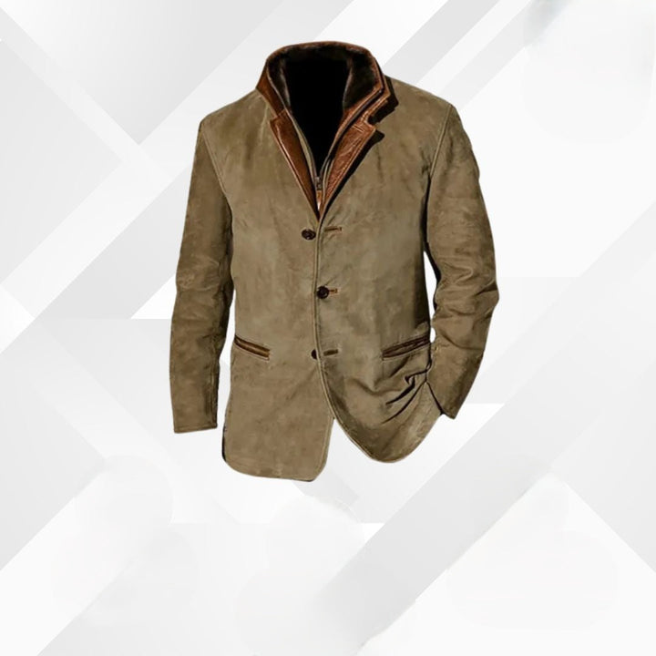 Men's Autumn Blazer – Leandro in Autumn Leaf Tones