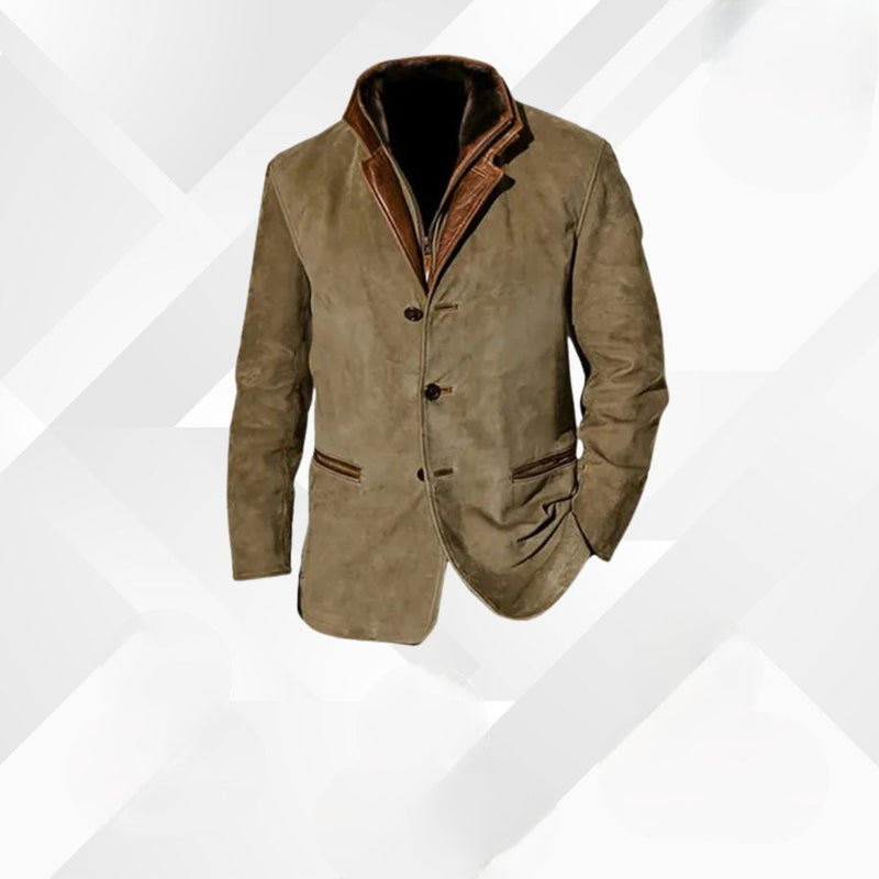 Men's Autumn Blazer – Leandro in Autumn Leaf Tones