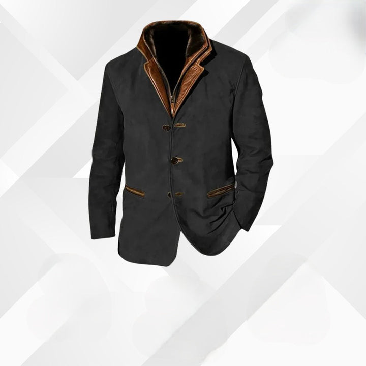 Men's Autumn Blazer – Leandro in Autumn Leaf Tones