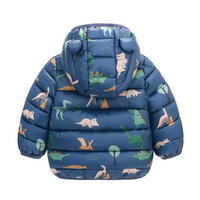 Chaqueta impermeable para niños estilo plumón con diseño de caricatura – Miro