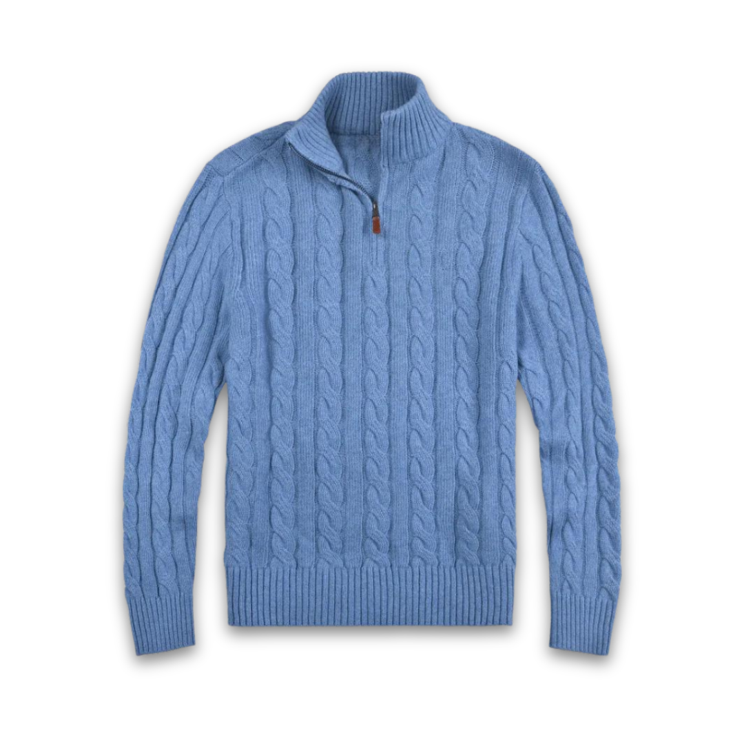 Behagelig herre half-zip pullover - Vincent