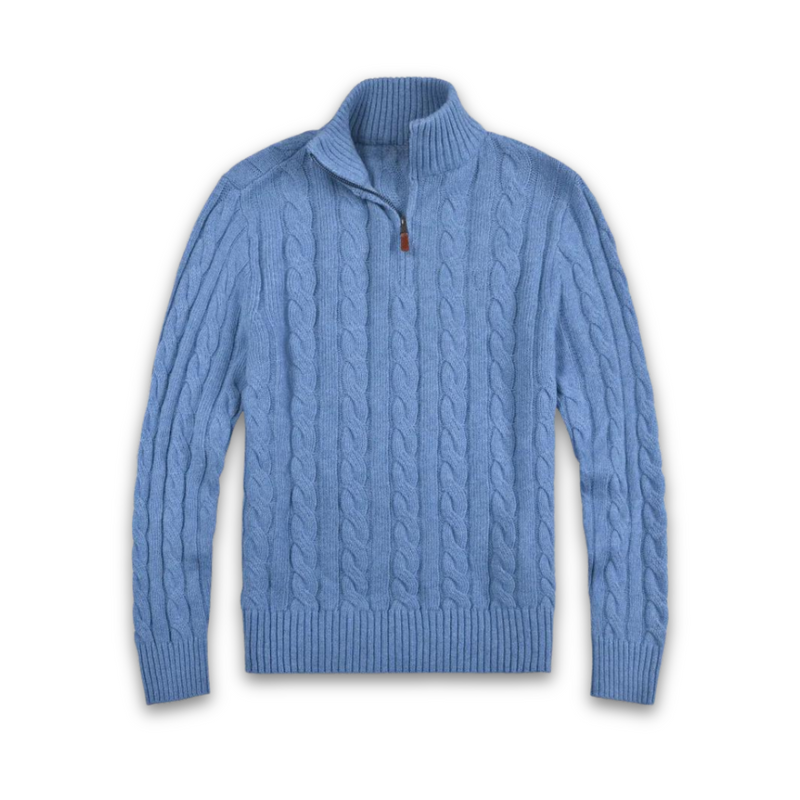 Behagelig herre half-zip pullover - Vincent