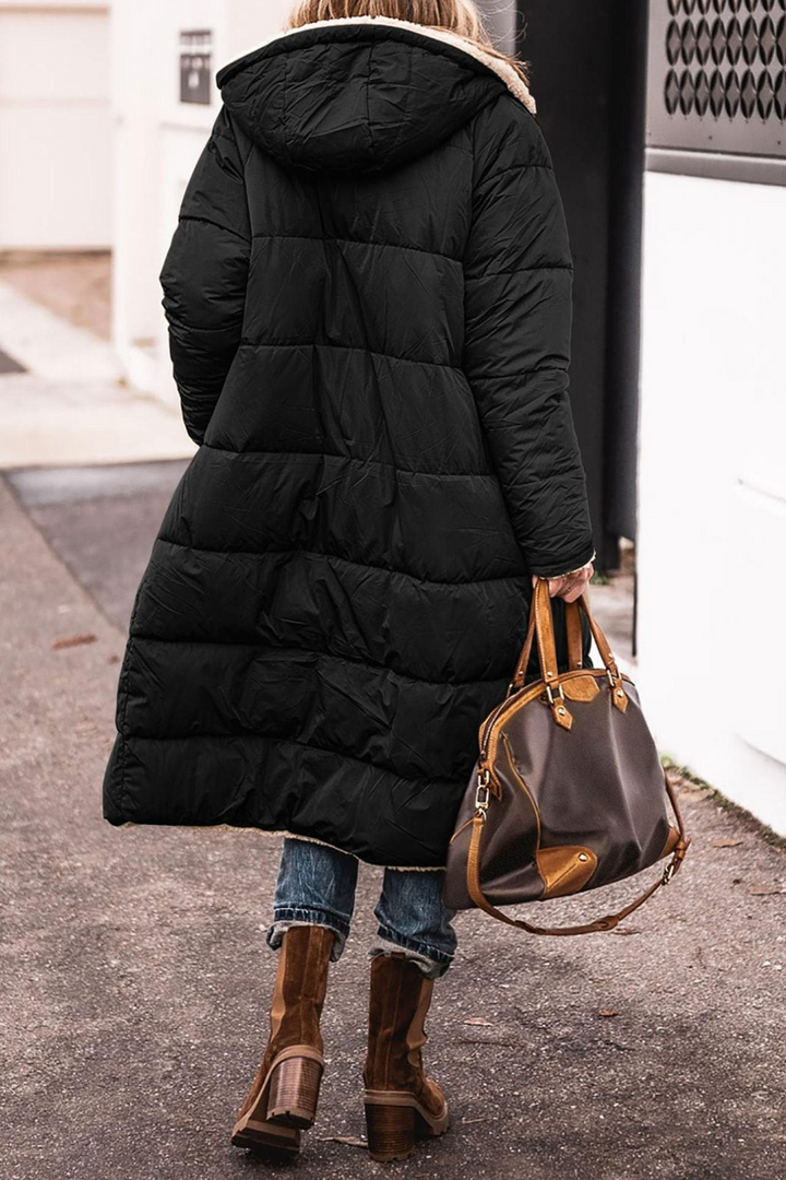 Trendy vendbar dame-vinterjakke – Sofia