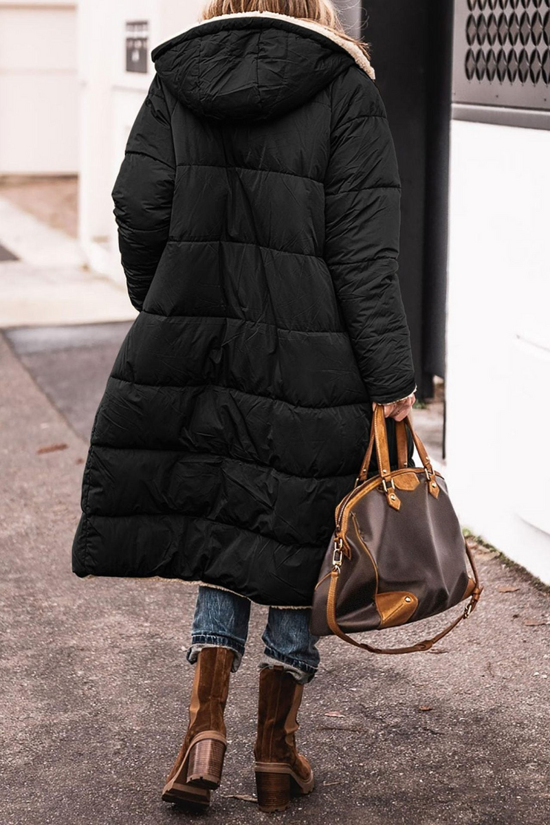 Trendy vendbar dame-vinterjakke – Sofia