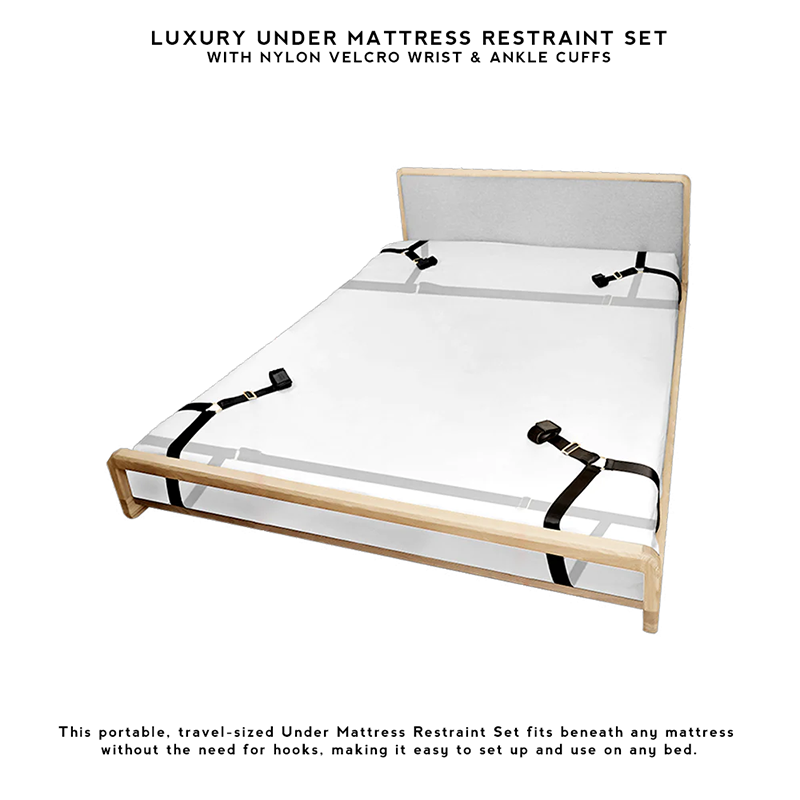 Under-Bed Restraint Set with Adjustable Cuffs 6