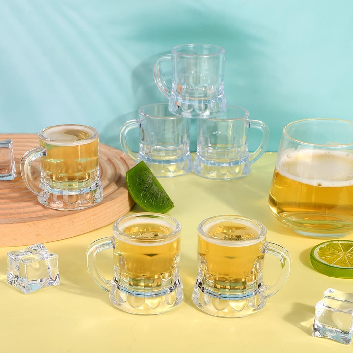 30 Pieces Clear Plastic Mini Beer Mugs – MiniMug30 Oktoberfest 2025