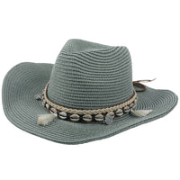 Light summer hat with shells and tassels – Jasmine
